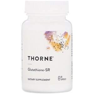 Thorne Research, Glutathione-SR, 60 Capsules - HealthCentralUSA
