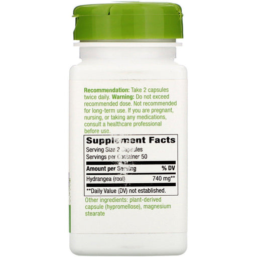 Nature's Way, Hydrangea Root, 740 mg, 100 Vegan Capsules - HealthCentralUSA