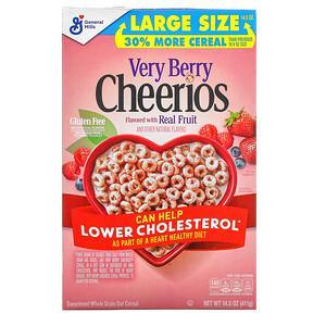 General Mills, Very Berry Cheerios, Gluten Free, 14.5 oz (411 g) - HealthCentralUSA