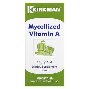 Kirkman Labs, Mycellized Vitamin A, 1 fl oz (30 ml) - HealthCentralUSA