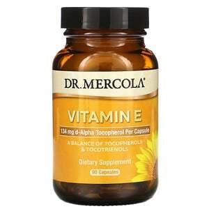 Dr. Mercola, Vitamin E, 90 Capsules - HealthCentralUSA