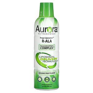 Aurora Nutrascience, Mega-Liposomal R-ALA, Organic Fruit, 16 fl oz (480 ml) - HealthCentralUSA