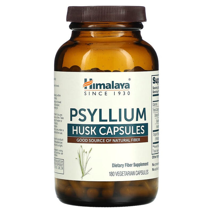 Himalaya, Psyllium Husk Capsules, 180 Vegetarian Capsules