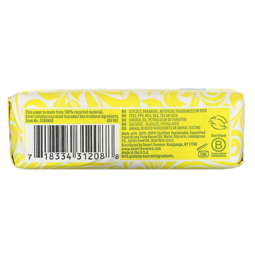 Desert Essence, Soap Bar, Lemongrass, 5 oz (142 g) - HealthCentralUSA