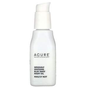 Acure, Seriously Soothing, Blue Tansy Night Oil, 1 fl oz (30 ml) - HealthCentralUSA
