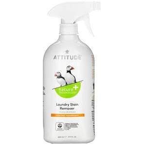 ATTITUDE, Laundry Stain Remover, Citrus Zest, 27.1 fl oz (800 ml) - HealthCentralUSA