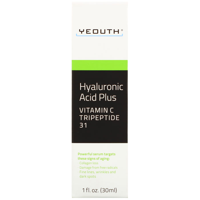Yeouth, Hyaluronic Acid Plus, 1 fl oz (30 ml)