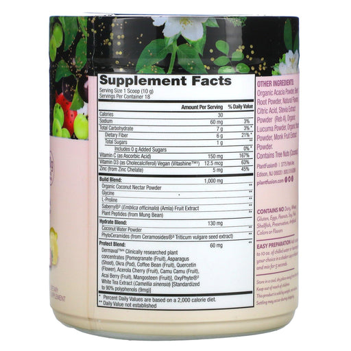 PlantFusion, Complete Plant Peptides, Collagen Beauty, Strawberry Lemonade, 6.35 oz (180 g) - HealthCentralUSA