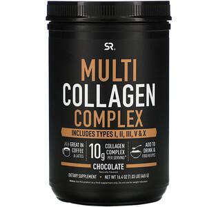Sports Research, Multi Collagen Complex, Chocolate, 1.03 lb (465 g) - HealthCentralUSA