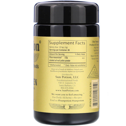 Sun Potion, Pine Pollen, 1.16 oz (33 g) - HealthCentralUSA