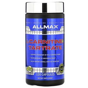 ALLMAX Nutrition, L-Carnitine + Tartrate, 120 Capsules - HealthCentralUSA