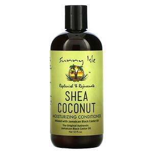 Sunny Isle, Shea Coconut Moisturizing Conditioner with Jamaican Black Castor Oil, 12 fl oz - HealthCentralUSA