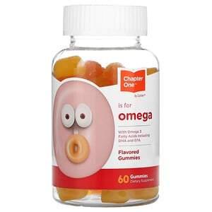 Chapter One, O is for Omega, Flavored Gummies, 60 Gummies - HealthCentralUSA