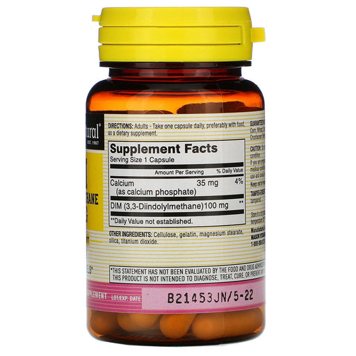 Mason Natural, DIM Diindolylmethane, 100 mg, 60 Capsules - HealthCentralUSA