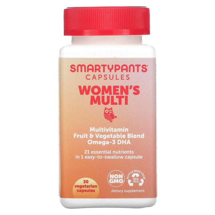 SmartyPants, Women's Multi, 30 Vegetarian Capsules - HealthCentralUSA