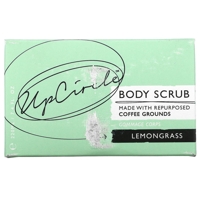 UpCircle, Body Scrub, Lemongrass, 7.4 fl oz (200 ml) - HealthCentralUSA