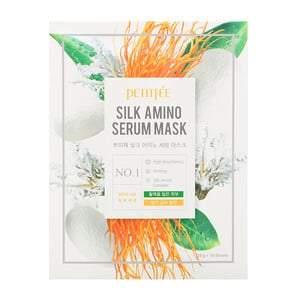 Petitfee, Silk Amino Serum Beauty Mask, 10 Masks, 25 g Each - HealthCentralUSA