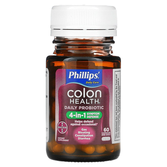 Phillip's, Colon Health Daily Probiotic, 60 Capsules - HealthCentralUSA