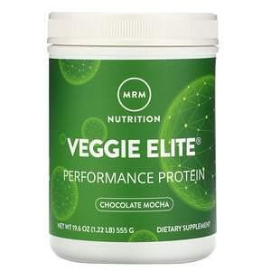 MRM, Veggie Elite, Performance Protein, Chocolate Mocha, 1.22 lb (555 g) - HealthCentralUSA