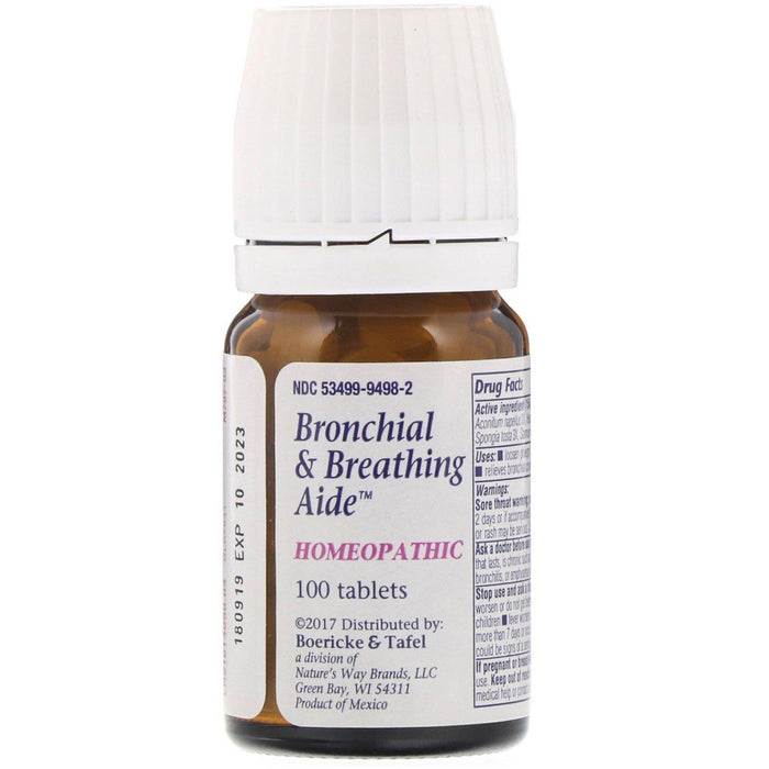 Boericke & Tafel, Bronchial & Breathing Aide, 100 Tablets - HealthCentralUSA