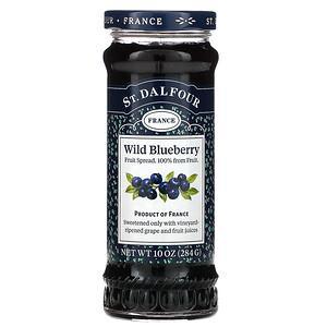 St. Dalfour, Wild Blueberry, Deluxe Wild Blueberry Spread, 10 oz (284 g) - HealthCentralUSA