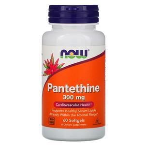 Now Foods, Pantethine, 300 mg, 60 Softgels - HealthCentralUSA