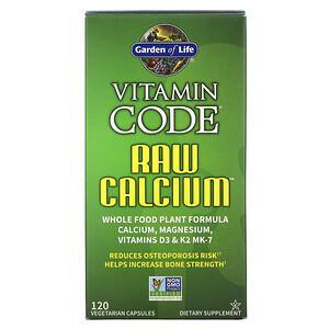 Garden of Life, Vitamin Code, RAW Calcium, 120 Vegetarian Capsules - HealthCentralUSA
