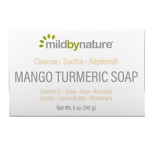 Mild By Nature, Mango Turmeric Soap Bar, 5 oz (141 g) - HealthCentralUSA
