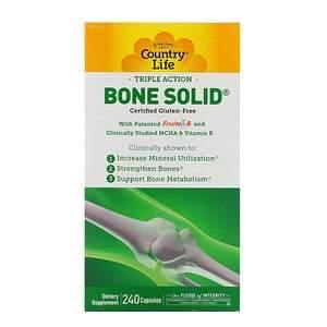 Country Life, Triple Action Bone Solid, 240 Capsules - HealthCentralUSA