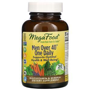 MegaFood, Men Over 40 One Daily, 30 Tablets - HealthCentralUSA