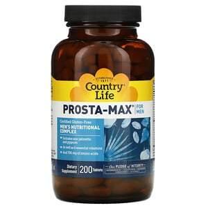 Country Life, Prosta Max for Men, 200 Tablets - HealthCentralUSA