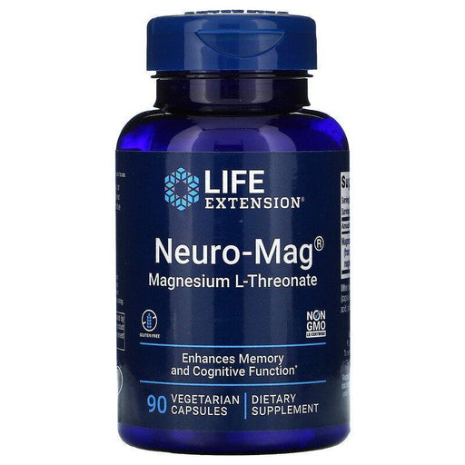 Life Extension, Neuro-Mag, Magnesium L-Threonate, 90 Vegetarian Capsules - HealthCentralUSA