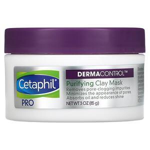 Cetaphil, Pro Derma Control, Purifying Clay Beauty Mask, 3 oz (85 g) - HealthCentralUSA