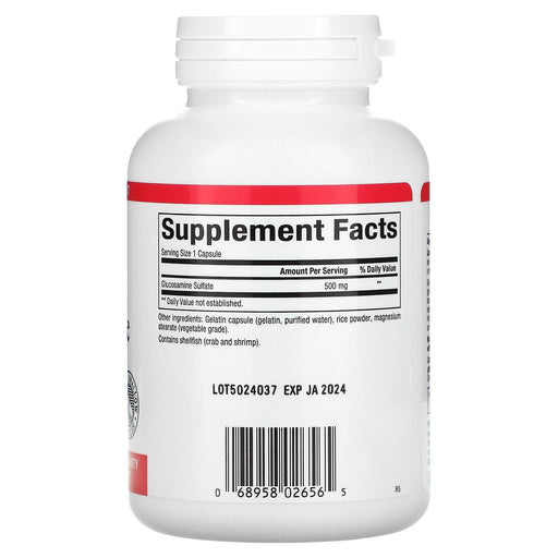 Natural Factors, Glucosamine Sulfate, 500 mg, 360 Capsules - HealthCentralUSA