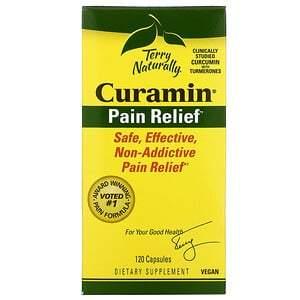 Terry Naturally, Curamin, Pain Relief, 120 Capsules - HealthCentralUSA