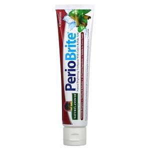 Nature's Answer, PerioBrite, Naturally Brightening Toothpaste with CoQ10 & Folic Acid, Cinnamint, 4 oz (113.4 g) - HealthCentralUSA