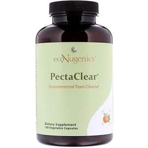 Econugenics, PectaClear, Environmental Toxin Cleanse, 180 Vegetable Capsules - HealthCentralUSA