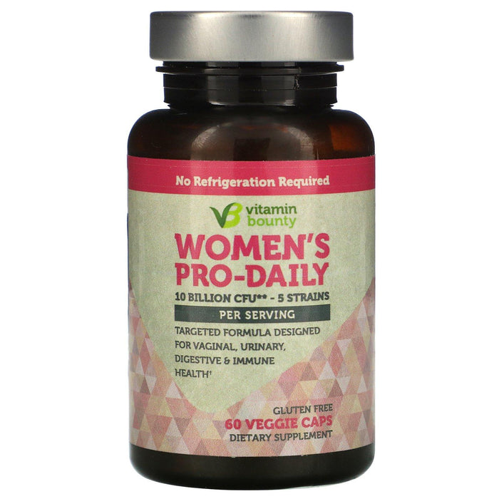Vitamin Bounty, Women's Pro-Daily, 10 Billion CFU, 60 Delayed-Release Vegtable Caps - HealthCentralUSA
