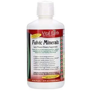 Vital Earth Minerals, Fulvic Minerals, 32 fl oz (946 ml) - HealthCentralUSA