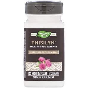 Nature's Way, Thisilyn, Liver Support Formula, 100 Vegan Capsules - HealthCentralUSA