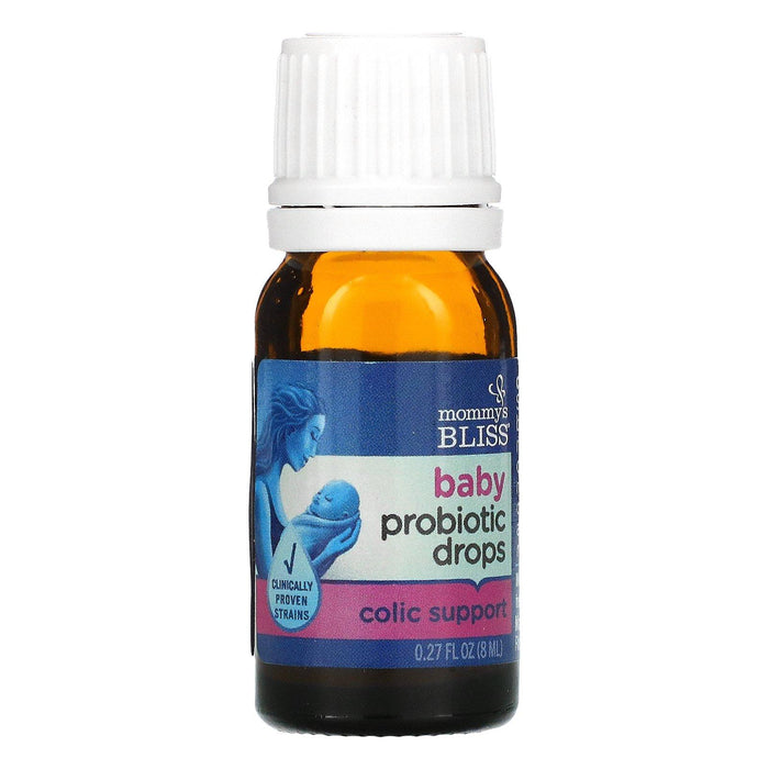 Mommy's Bliss, Baby Probiotic Drops, Colic Support, Age Newborn +, .27 fl oz (8 ml) - HealthCentralUSA