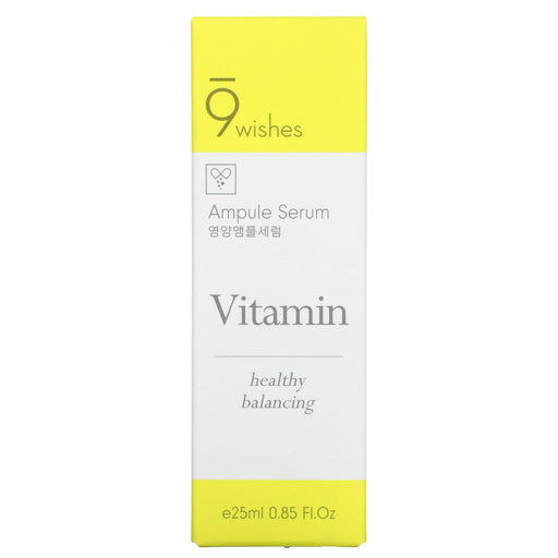 9Wishes, Ampule Serum, Vitamin, 0.85 fl oz (25 ml) - HealthCentralUSA
