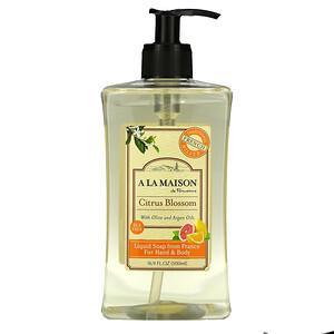 A La Maison de Provence, Liquid Soap For Hand & Body, Citrus Blossom, 16.9 fl oz (500 ml) - HealthCentralUSA