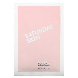 Saturday Skin, Spotlight, Brightening Beauty Mask, 5 Sheets, 0.84 fl oz (25 ml) Each - HealthCentralUSA