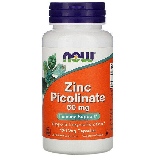 Now Foods, Zinc Picolinate, 50 mg, 120 Veg Capsules - HealthCentralUSA
