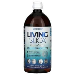 Silicium Laboratories, Orgono Living Silica, Collagen Booster, 33.8 fl oz (1 L) - HealthCentralUSA