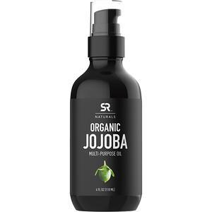Sports Research, Organic Jojoba Multi-Purpose Oil, 4 fl oz (118 ml) - HealthCentralUSA