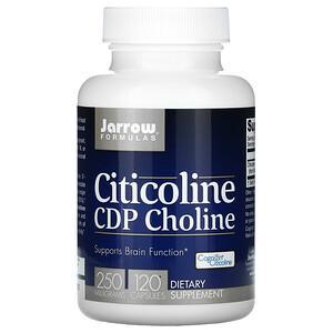Jarrow Formulas, Citicoline, CDP Choline, 250 mg, 120 Capsules - HealthCentralUSA