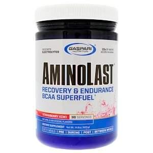 Gaspari Nutrition, Aminolast, Recovery & Endurance BCAA Superfuel, Strawberry Kiwi, 14.8 oz (420 g) - HealthCentralUSA
