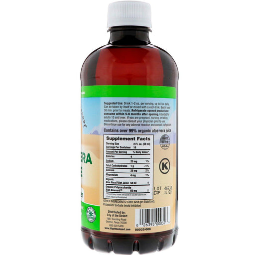 Lily of the Desert, Aloe Vera Juice, Inner Fillet, 32 fl oz (946 ml) - HealthCentralUSA